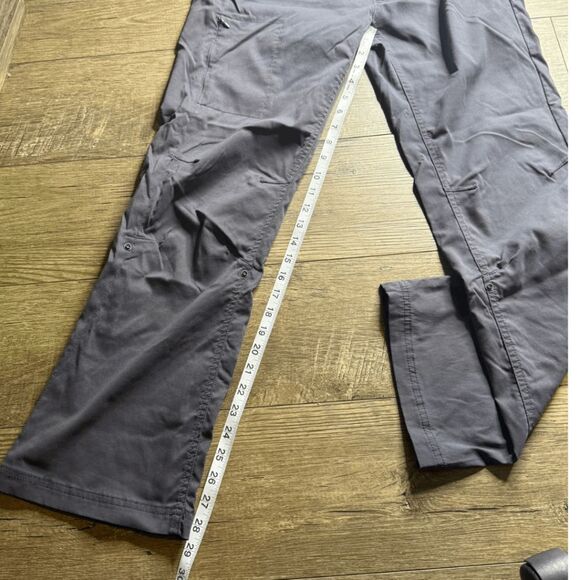Prana Womens Double Button Halle Performance Boot Hiking Pants Gray Size‎ 10 - Picture 5 of 7